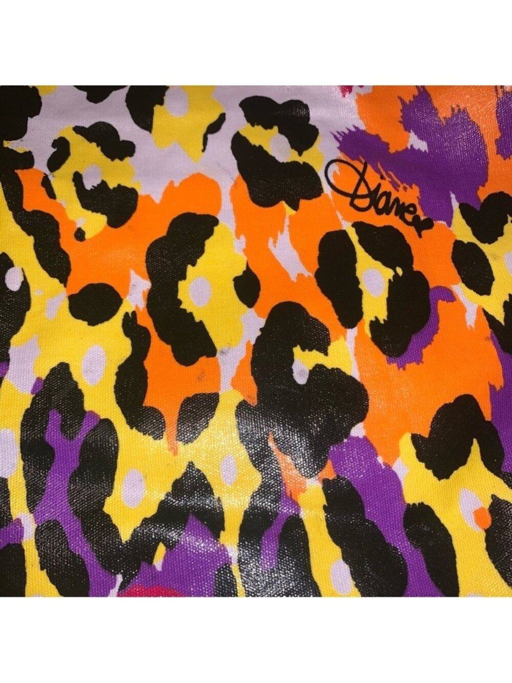 DVF leopard print coated tote bag - Picture 7 of 9